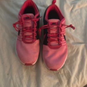 Nike shoes, pink, size 7 excellent condition smoke free pet free home